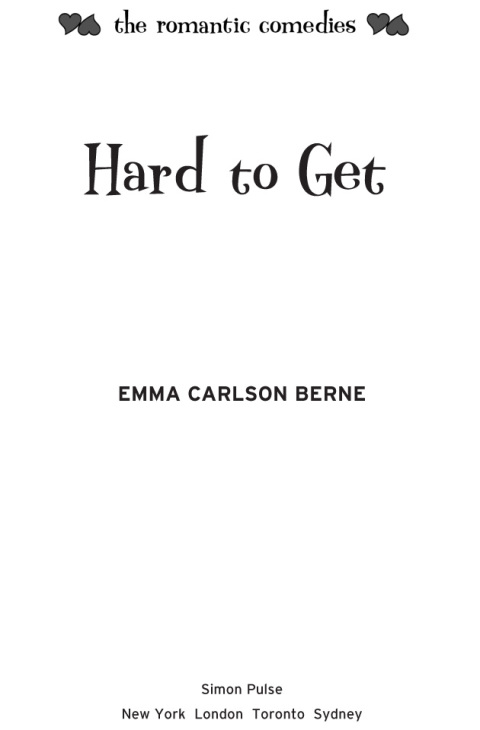 Cover image for book Hard to Get