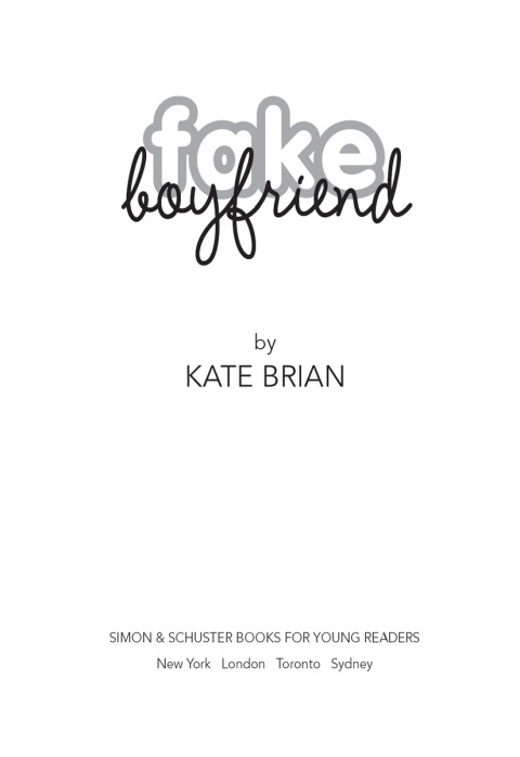Cover image for book Fake Boyfriend