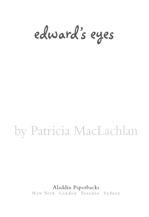 Cover image for book Edward's Eyes