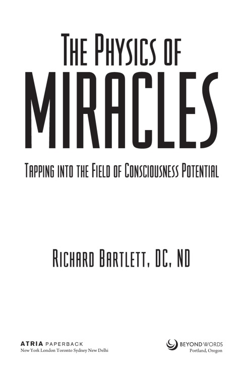 Cover image for book The Physics of Miracles