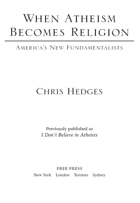 Cover image for book When Atheism Becomes Religion