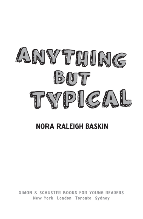 Cover image for book Anything But Typical
