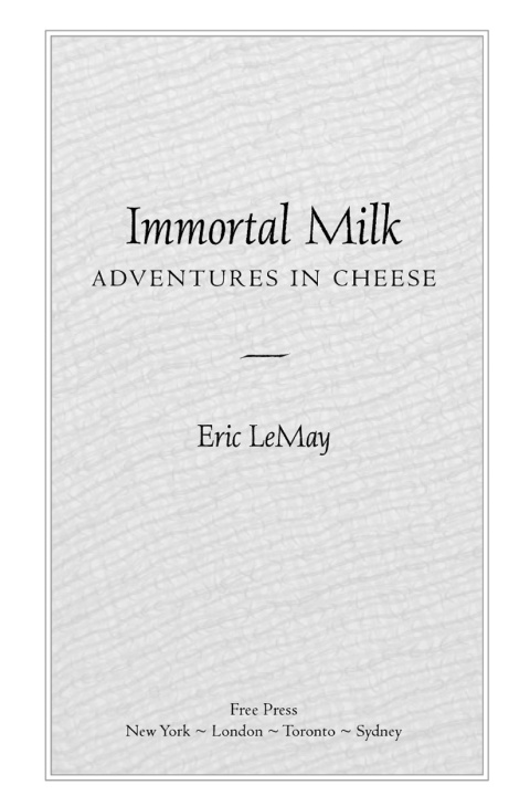 Cover image for book Immortal Milk