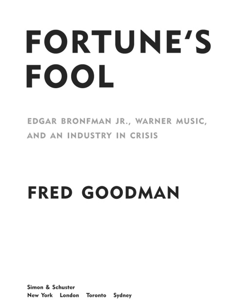 Cover image for book Fortune's Fool