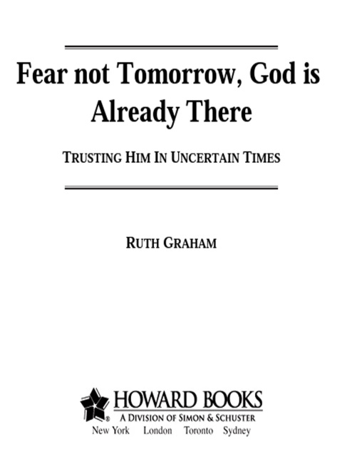 Cover image for book Fear Not Tomorrow, God Is Already There