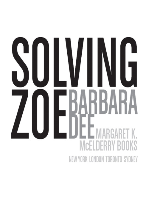 Cover image for book Solving Zoe