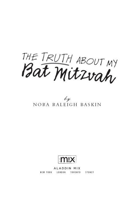 Cover image for book The Truth About My Bat Mitzvah