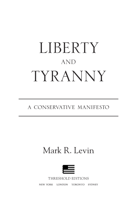 Cover image for book Liberty and Tyranny