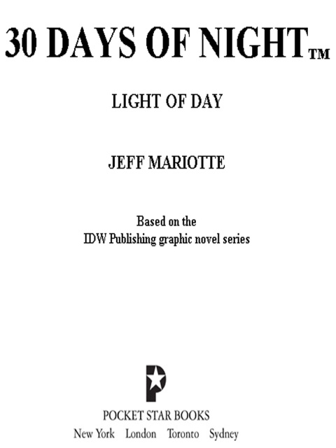 Cover image for book 30 Days of Night: Light of Day