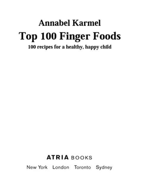 Cover image for book Top 100 Finger Foods
