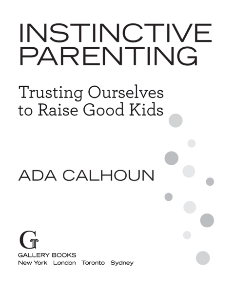 Cover image for book Instinctive Parenting