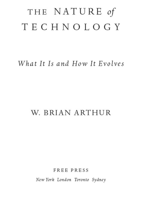Cover image for book The Nature of Technology