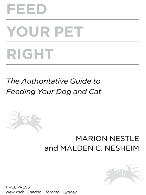 Cover image for book Feed Your Pet Right