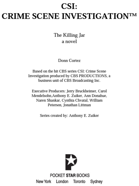 Cover image for book CSI: Crime Scene Investigation: The Killing Jar