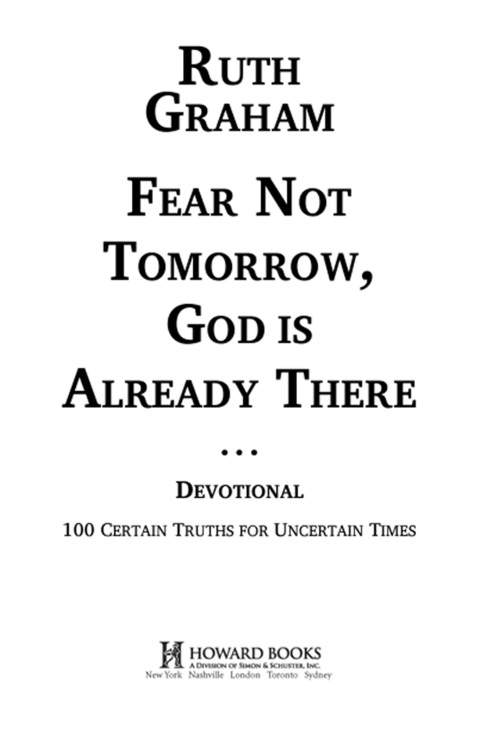 Cover image for book Fear Not Tomorrow, God Is Already There Devotional