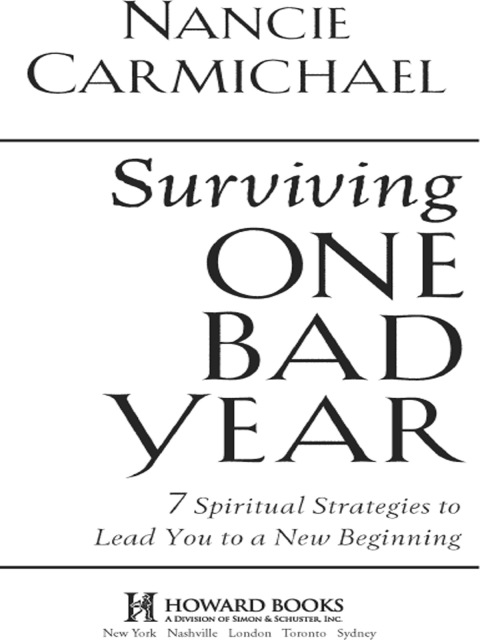 Cover image for book Surviving One Bad Year