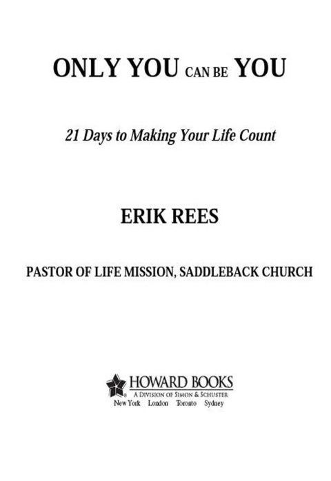 Cover image for book Only You Can Be You