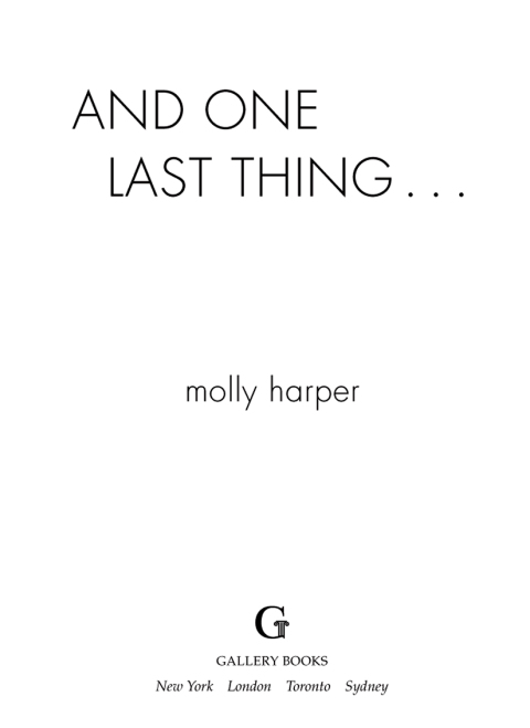 Cover image for book And One Last Thing ...