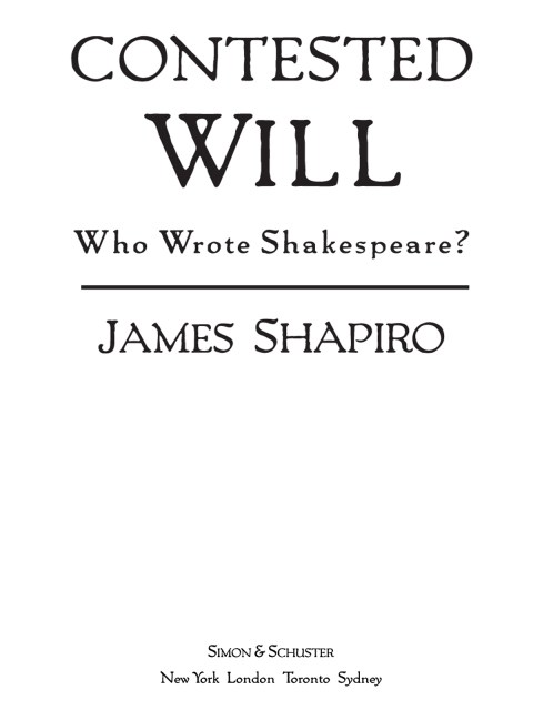 Cover image for book Contested Will