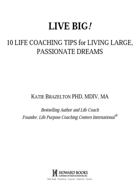 Cover image for book Live Big!
