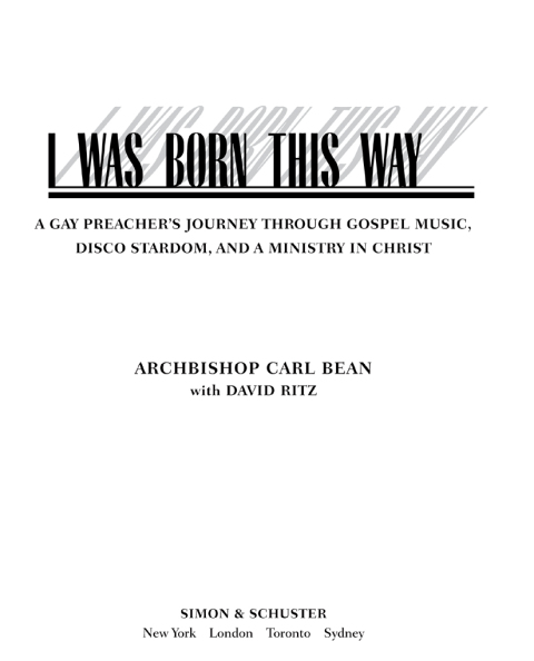 Cover image for book I Was Born This Way