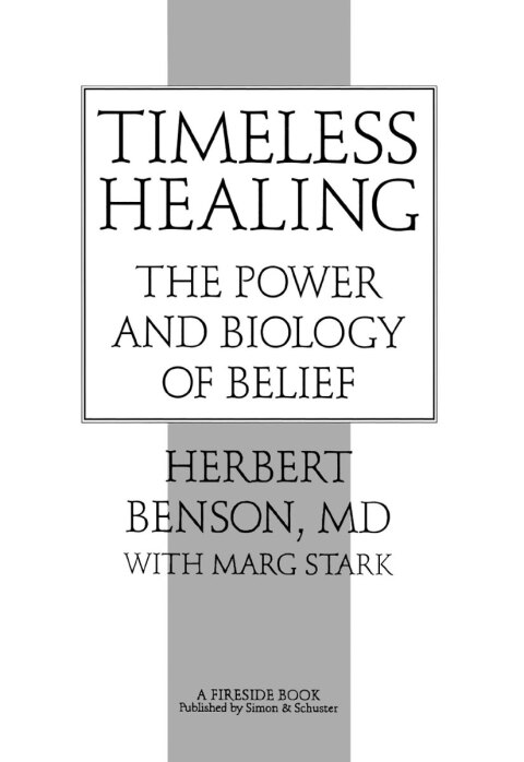 Cover image for book Timeless Healing