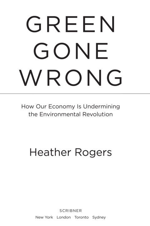 Cover image for book Green Gone Wrong