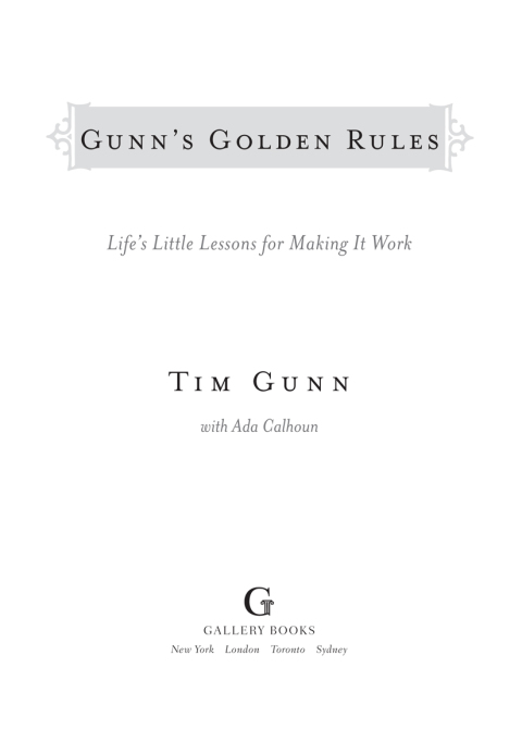 Cover image for book Gunn's Golden Rules