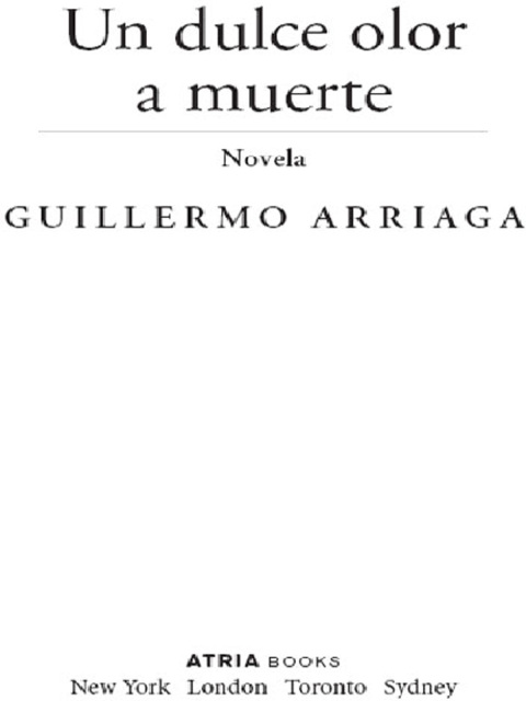 Cover image for book Un Dulce olor a muerte (Sweet Scent of Death)