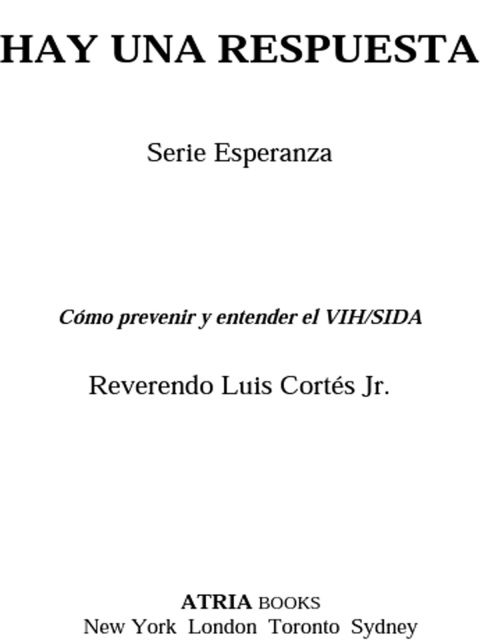 Cover image for book Hay una respuesta (There Is an Answer)