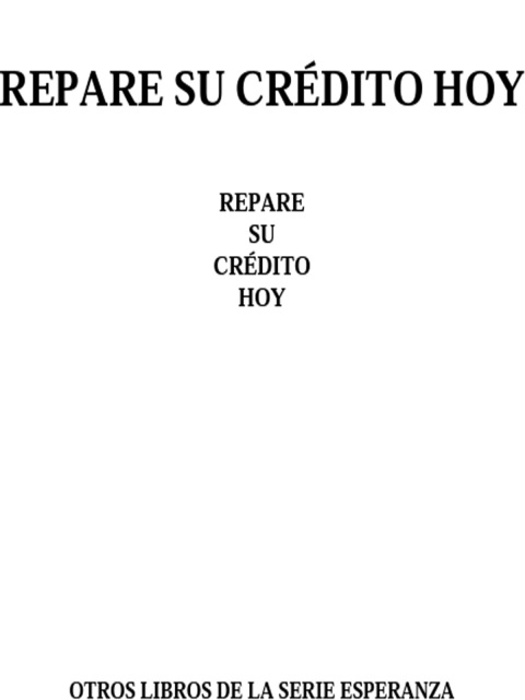Cover image for book Repare su crédito ahora (How to Fix Your Credit)