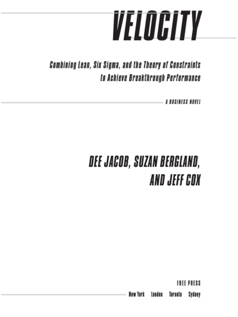 Cover image for book Velocity