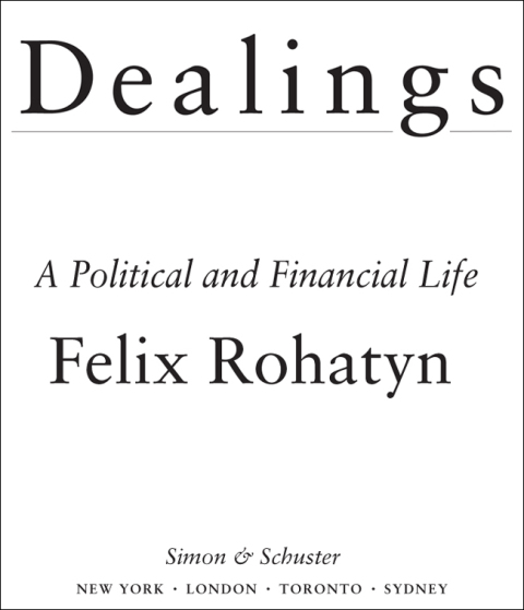 Cover image for book Dealings