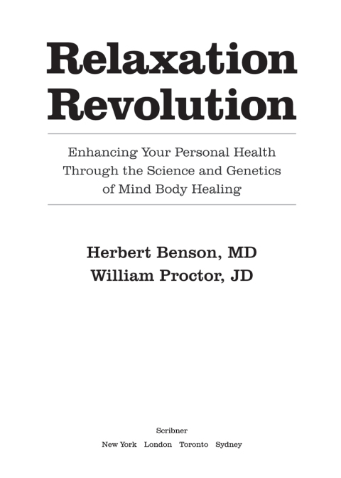 Cover image for book Relaxation Revolution