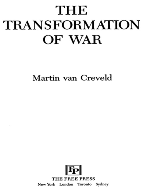 Cover image for book Transformation of War