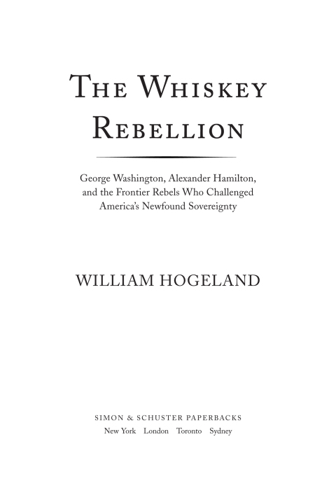 Cover image for book The Whiskey Rebellion