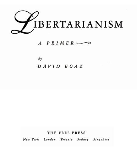 Cover image for book Libertarianism