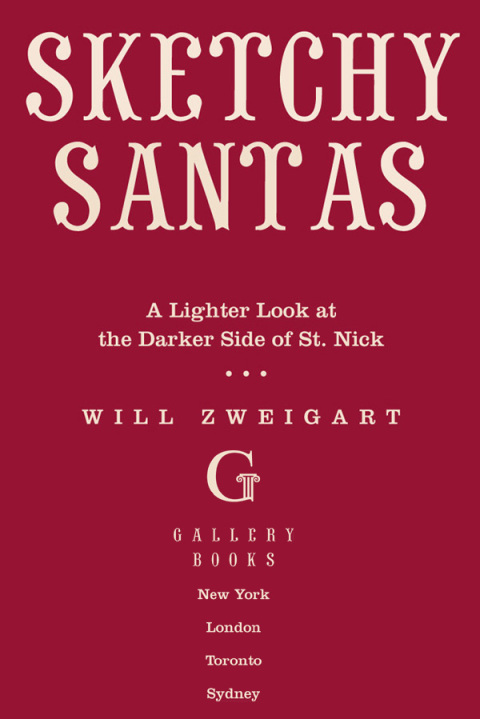 Cover image for book Sketchy Santas