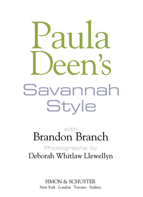 Cover image for book Paula Deen's Savannah Style