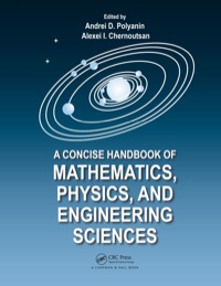Cover image: A Concise Handbook of Mathematics, Physics, and Engineering Sciences 1st edition 9781439806395