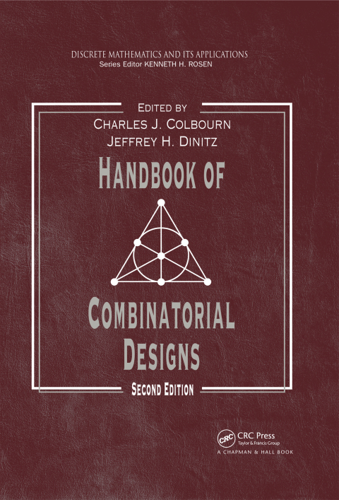 Cover image for book Handbook of Combinatorial Designs