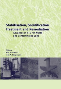 Cover image: Stabilisation/Solidification Treatment and Remediation 1st edition 9780415374606