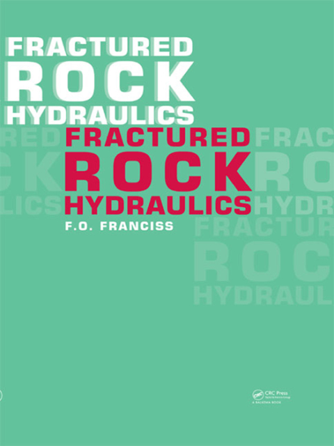 Cover image for book Fractured Rock Hydraulics