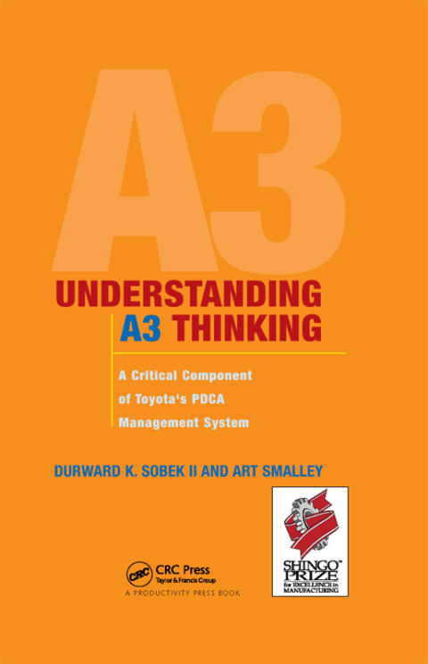 Cover image for book Understanding A3 Thinking