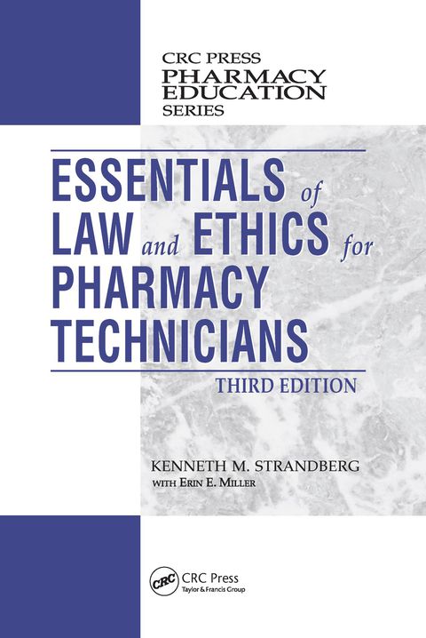 Cover image for book Essentials of Law and Ethics for Pharmacy Technicians