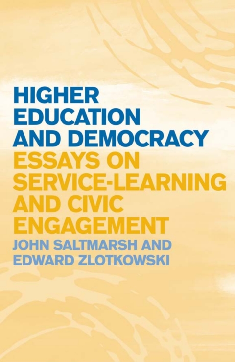 Cover image for book Higher Education and Democracy