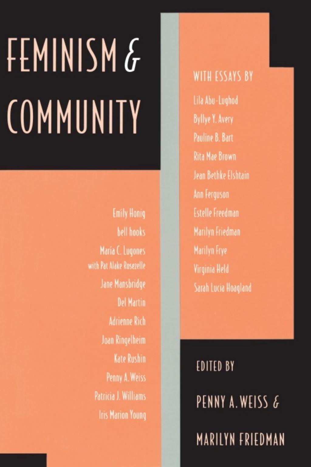 Feminism and Community (eBook) - Penny Weiss,