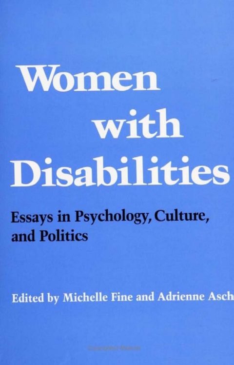 Cover image for book Women with Disabilities