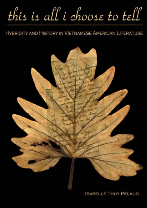 Cover image for book This Is All I Choose to Tell