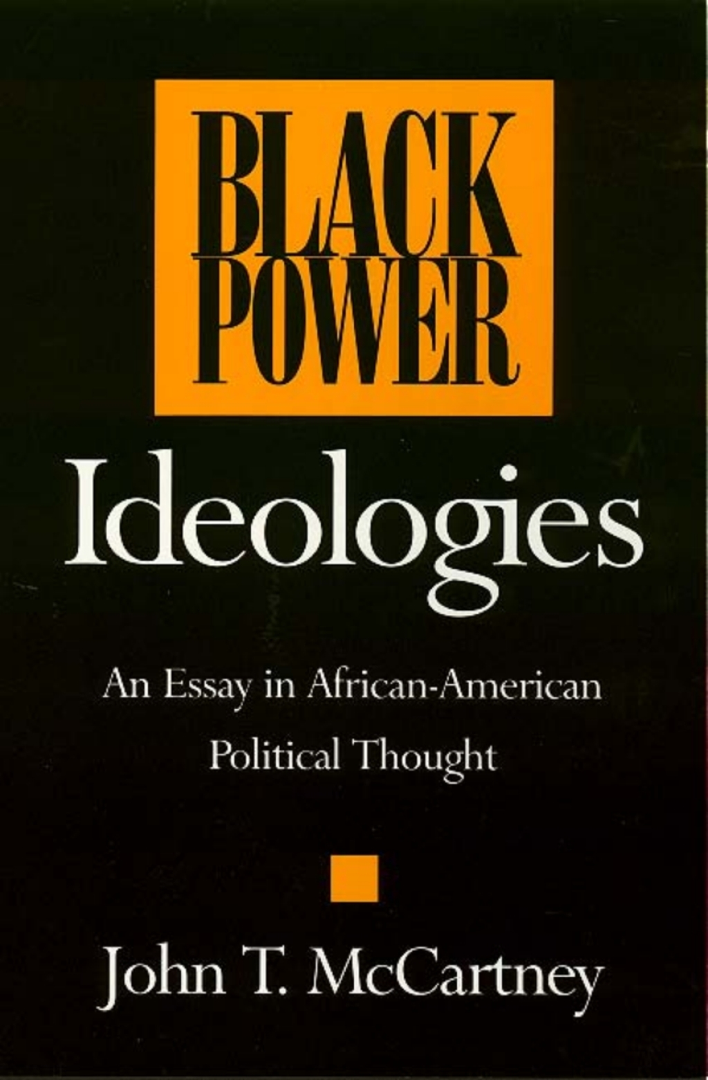 Black Power Ideologies (eBook) - John Mccartney,